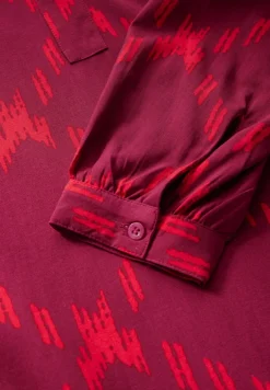Street One Blusen*Bedruckte Tunika Beet Red