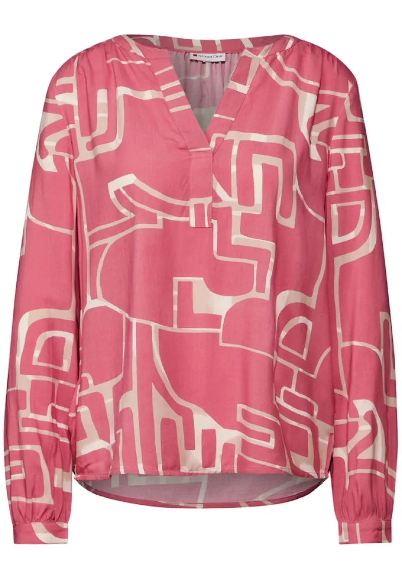 Street One Blusen*Bedruckte Tunika sugar coral