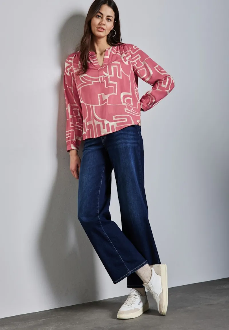 Street One Blusen*Bedruckte Tunika sugar coral