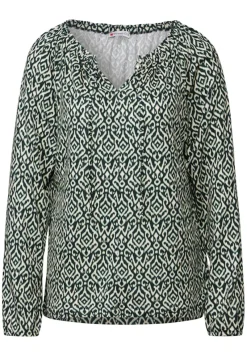 Street One Shirts*Bedrucktes Raglan Shirt hunter green