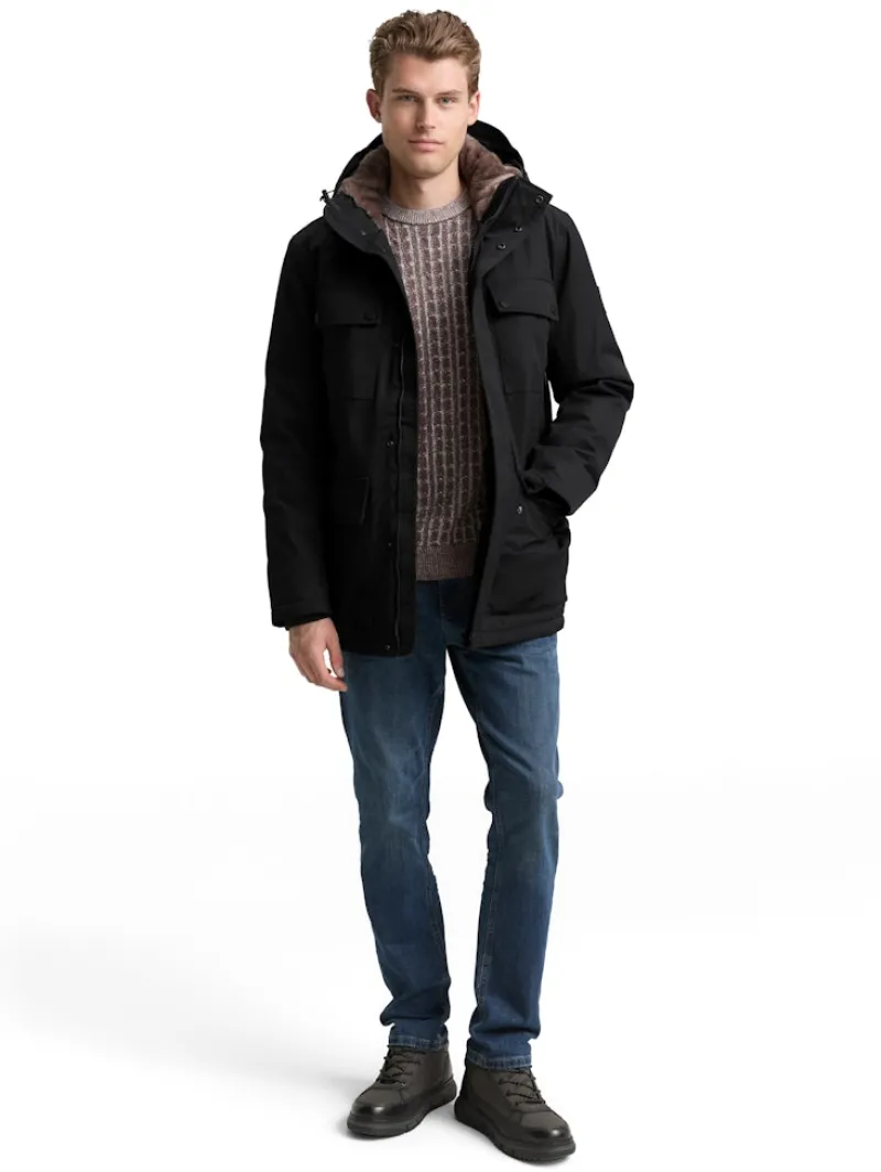 Tom Tailor Jacken|Big Boys*Übergangsjacke mit aufgesetzten Taschen Black