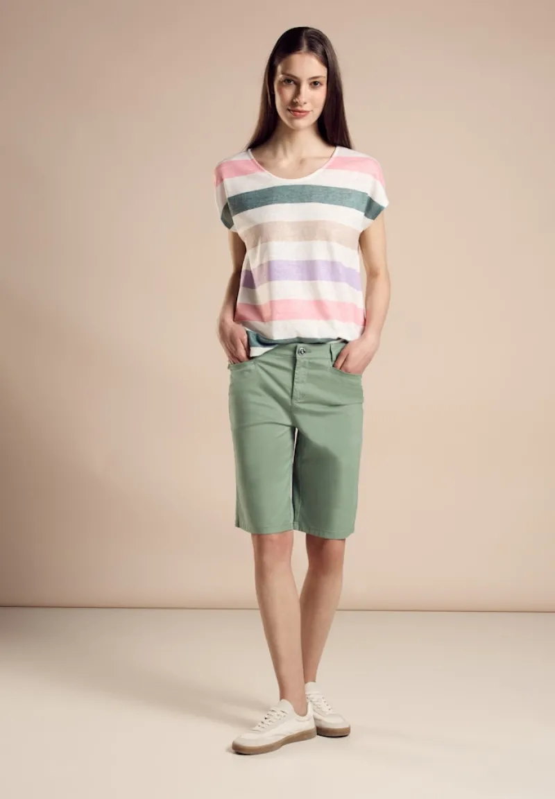 Street One Shorts*Bermuda Shorts dry salvia green