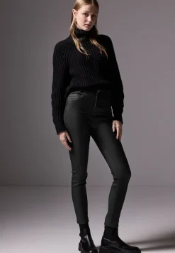 STREET ONE STUDIO Hosen*Beschichtete Hose Black