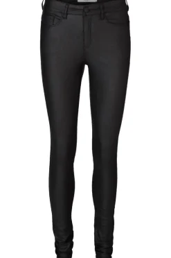 Vero Moda Hosen*Beschichtete Hose Black