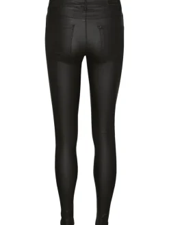 Vero Moda Hosen*Beschichtete Hose Black