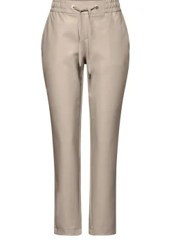 Street One Hosen*Beschichtete Hose breezy beige