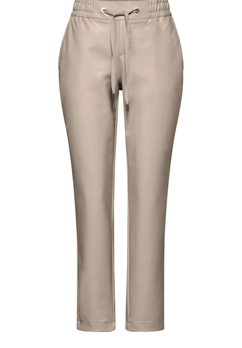 Street One Hosen*Beschichtete Hose breezy beige