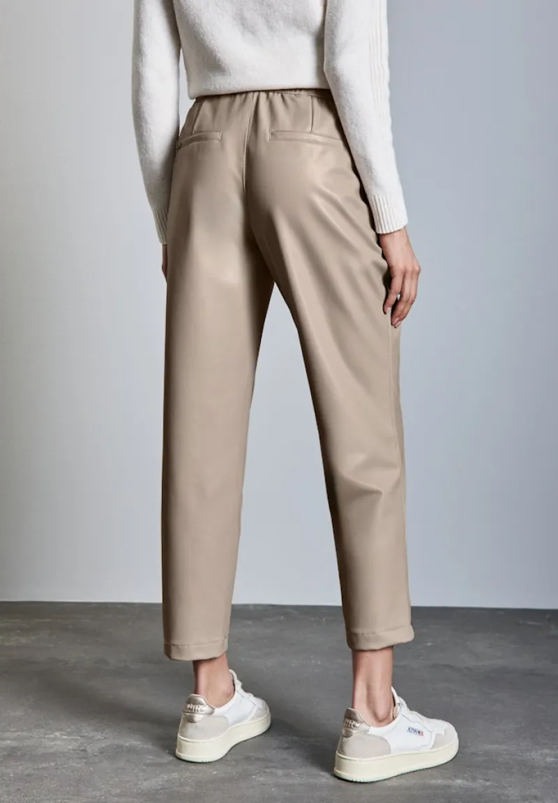 Street One Hosen*Beschichtete Hose breezy beige