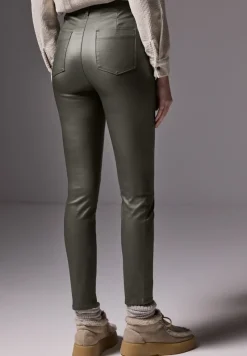 STREET ONE STUDIO Hosen*Beschichtete Hose dark laurel green