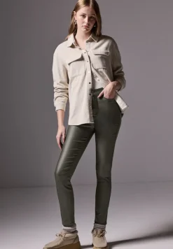 STREET ONE STUDIO Hosen*Beschichtete Hose dark laurel green