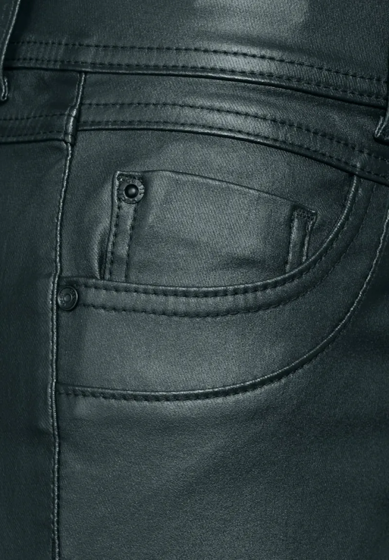 Cecil Hosen*Beschichtete Hose fir green