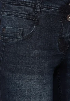 Cecil Jeans*Blaue Loose Fit Jeans blue black random wash