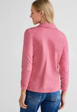 Street One Jacken*Blazer mit Raffungen berry rose melange