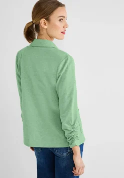 Street One Jacken*Blazer mit Raffungen light brisk green melange