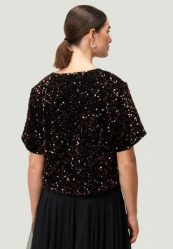 Zero Jacken*Blazerjacke mit Pailletten blackbrown