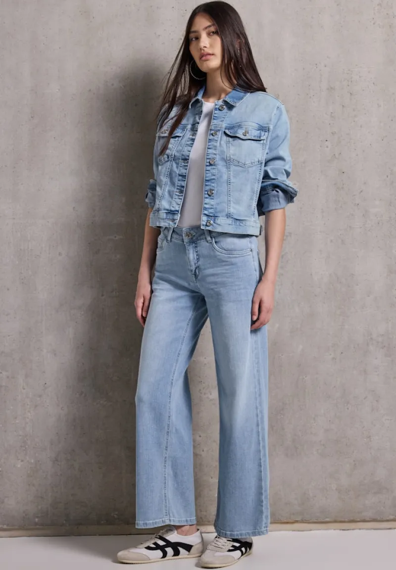 STREET ONE STUDIO Jacken*Bleached Jeansjacke bleach wash