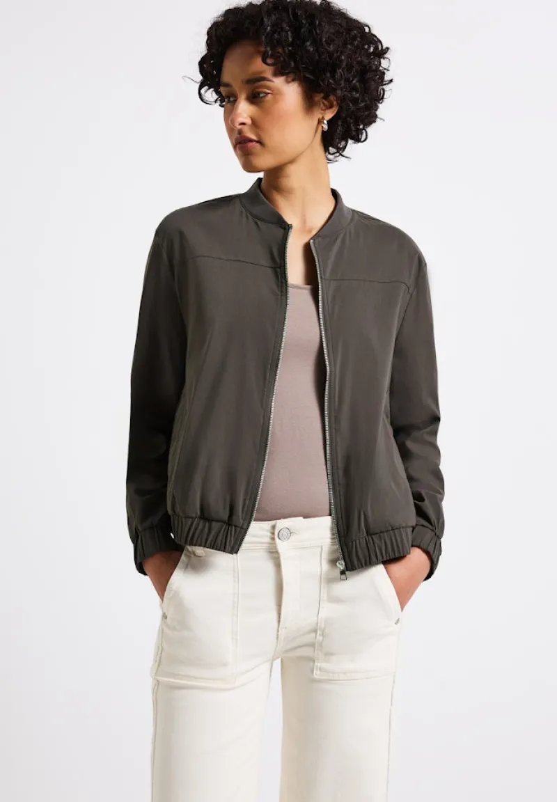 Street One Jacken*Blouson in Unifarbe nomad brown