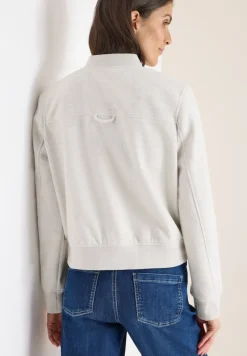Cecil Jacken*Blouson in Wolloptik light greige melange