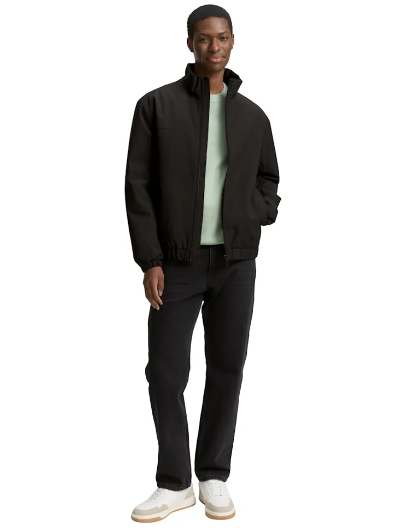 Tom Tailor Denim Jacken*Blouson Jacke mit Stehkragen Black