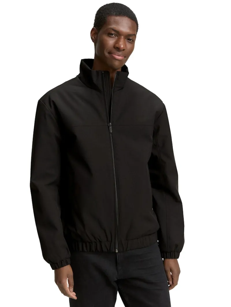 Tom Tailor Denim Jacken*Blouson Jacke mit Stehkragen Black