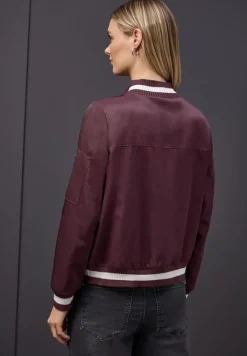 Street One Jacken*Blouson mit Collegedetails jazz berry