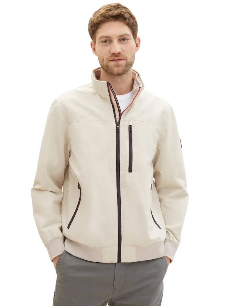 Tom Tailor Jacken|Big Boys*Blousonjacke mit recyceltem Polyester beige alfalfa