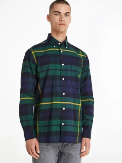 Tommy Hilfiger Hemden*BLOWN UP BLACKWATCH CF SHIRT desert sky - hunter - multi