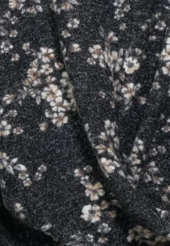 Street One Shirts*Blumen-Shirt mit Knoten Black