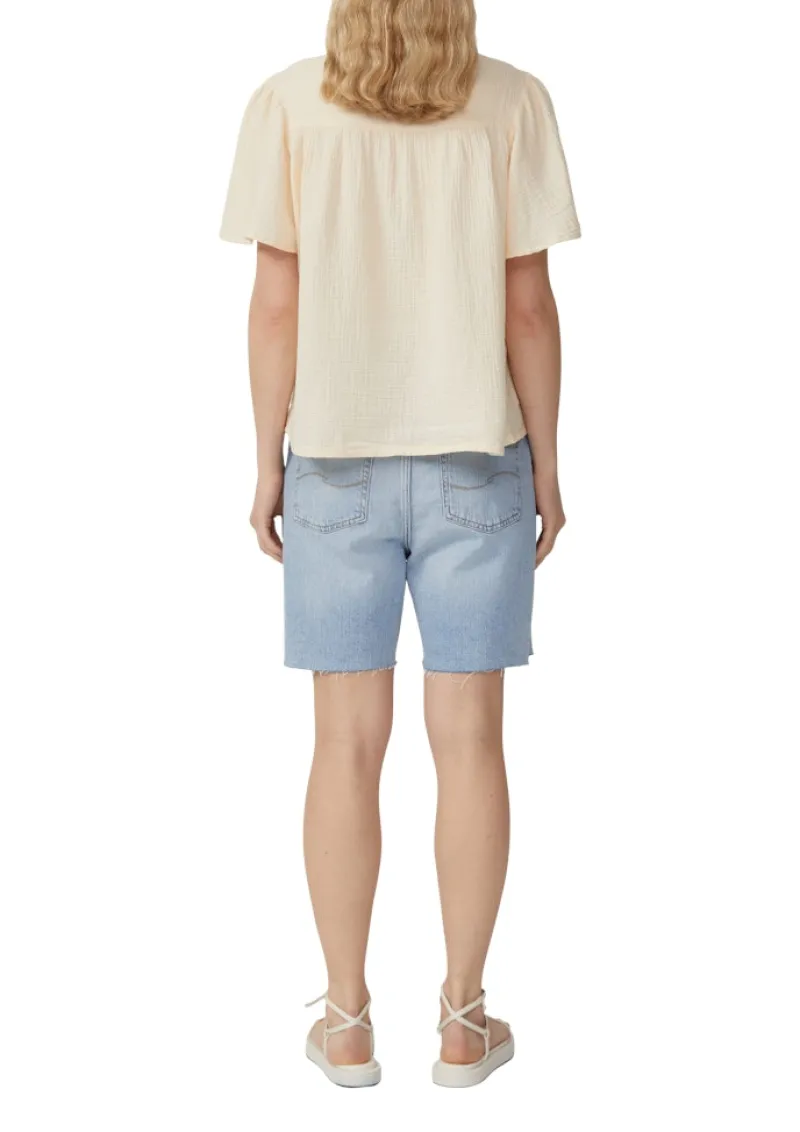 QS Blusen*Bluse Beige