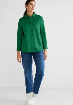 Street One Blusen*Bluse im Office Look brisk green