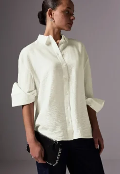 STREET ONE STUDIO Blusen*Bluse im Relaxed Fit off white