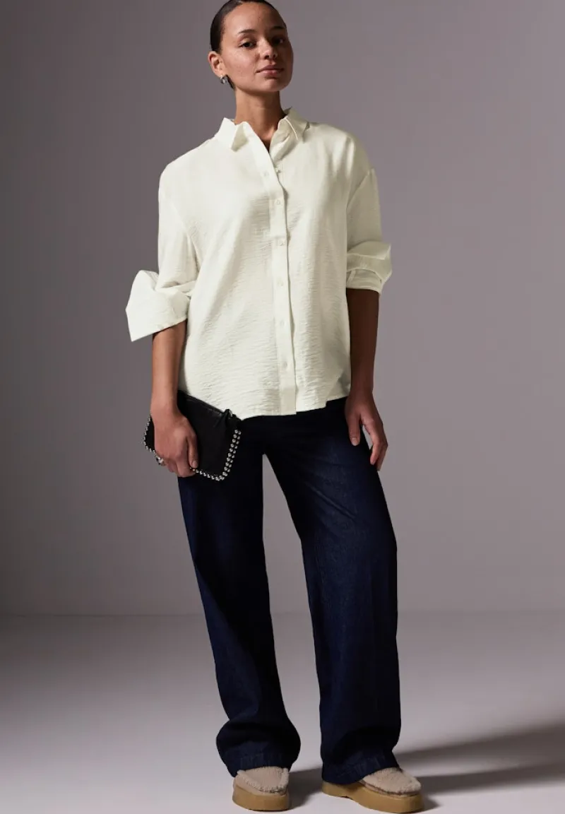 STREET ONE STUDIO Blusen*Bluse im Relaxed Fit off white