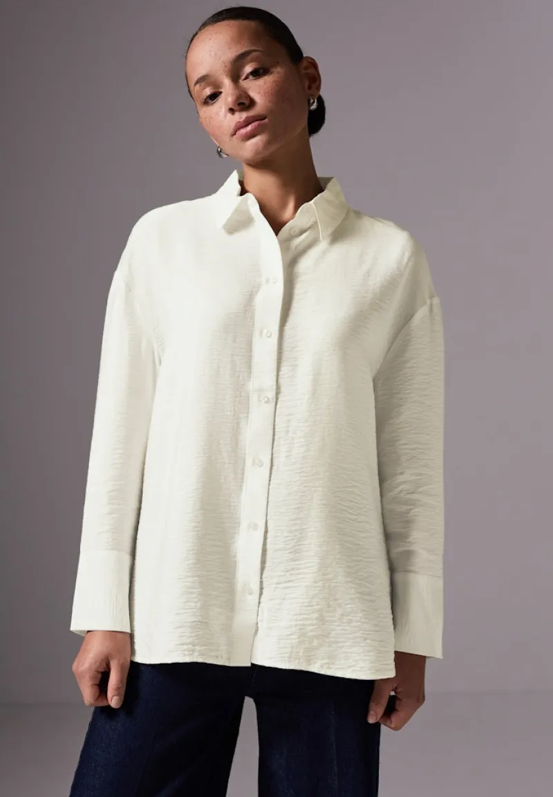 STREET ONE STUDIO Blusen*Bluse im Relaxed Fit off white