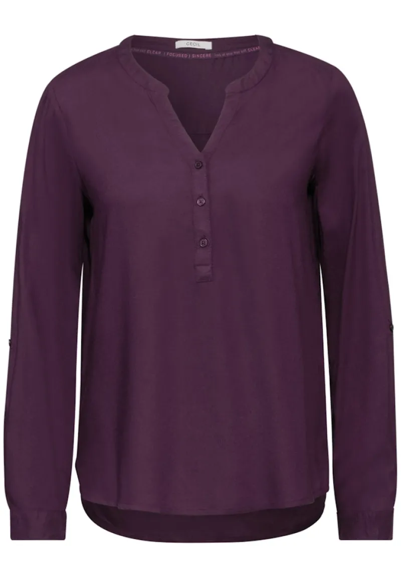 Cecil Blusen*Bluse in Unifarbe beloved berry