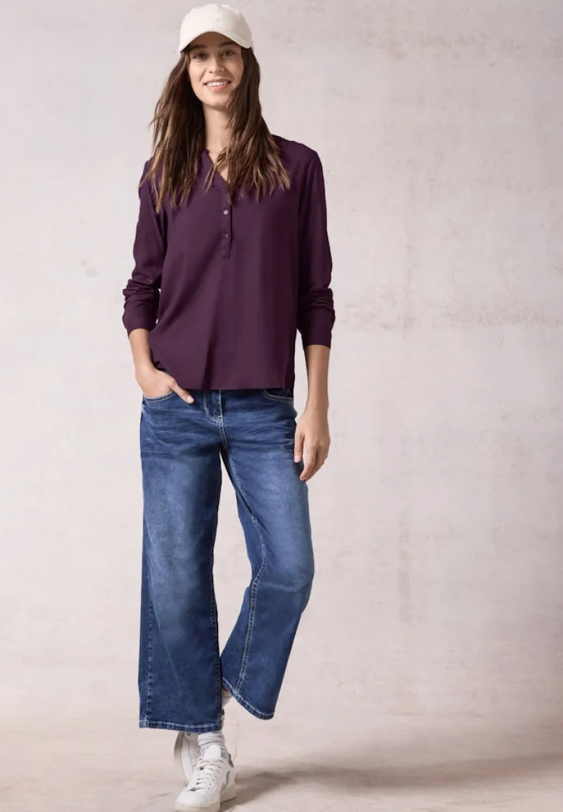 Cecil Blusen*Bluse in Unifarbe beloved berry