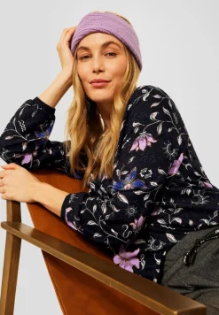 Cecil Blusen*Bluse mit Blumen Print Black