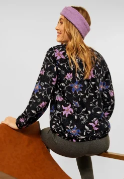 Cecil Blusen*Bluse mit Blumen Print Black