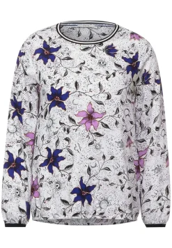 Cecil Blusen*Bluse mit Blumen Print vanilla white