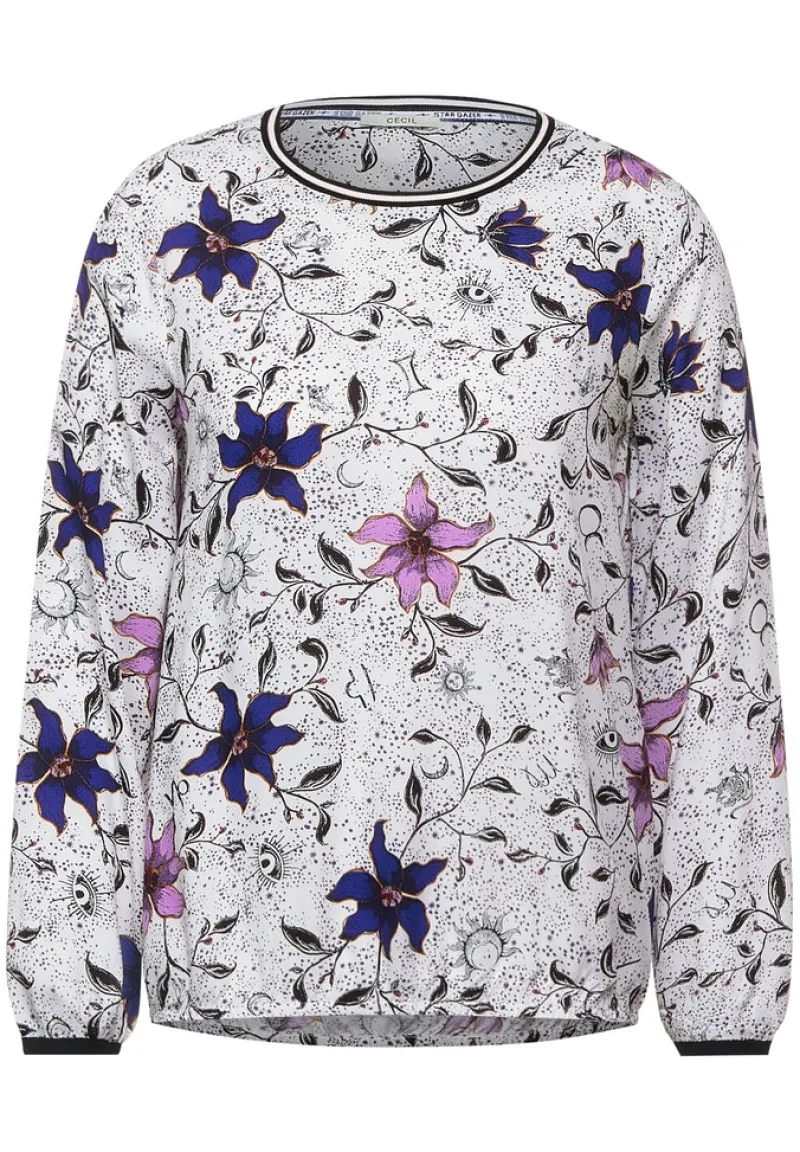 Cecil Blusen*Bluse mit Blumen Print vanilla white