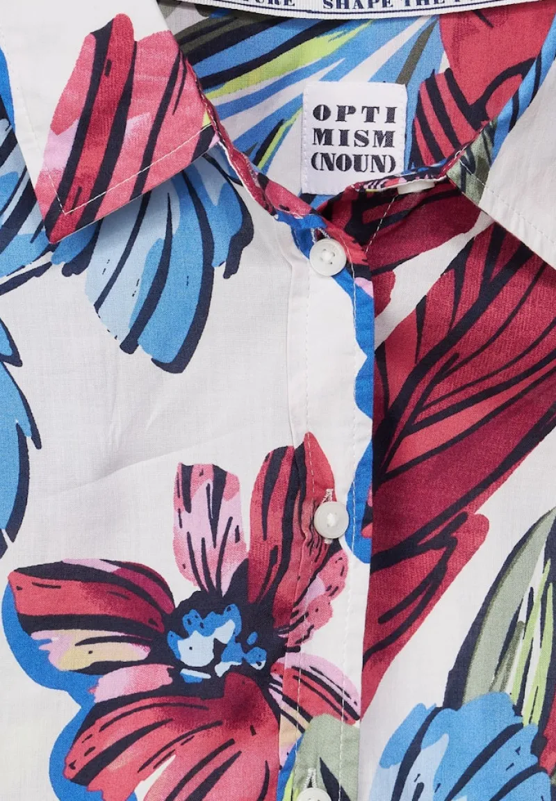 Cecil Blusen*Bluse mit Blumenprint vanilla white