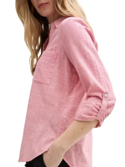 Tom Tailor Blusen*Bluse mit Brusttaschen berry red