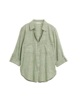 Tom Tailor Blusen*Bluse mit Brusttaschen deep ivy green