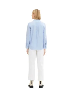 Tom Tailor Blusen*Bluse mit Brusttaschen dreamy blue