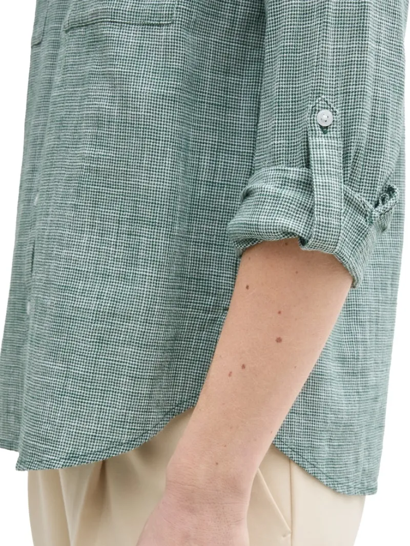 Tom Tailor Blusen*Bluse mit Brusttaschen explorer green