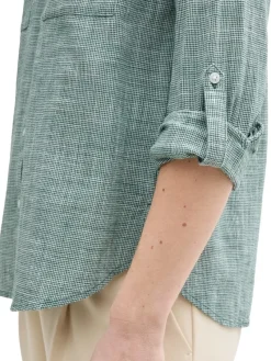 Tom Tailor Blusen*Bluse mit Brusttaschen explorer green