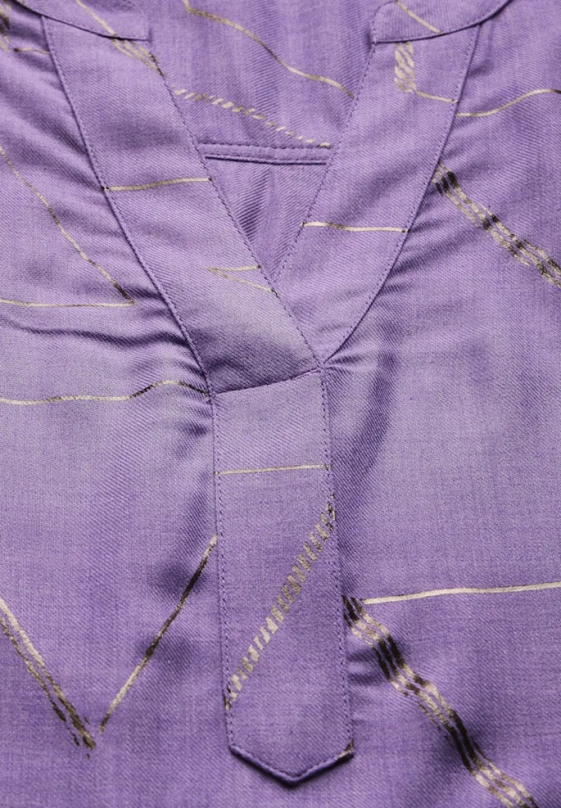 Cecil Blusen*Bluse mit Folienprint gentle lilac melange