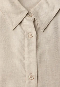 Street One Blusen*Bluse mit Gallonstreifen morning beige mel.