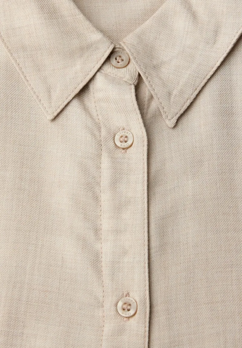 Street One Blusen*Bluse mit Gallonstreifen morning beige mel.
