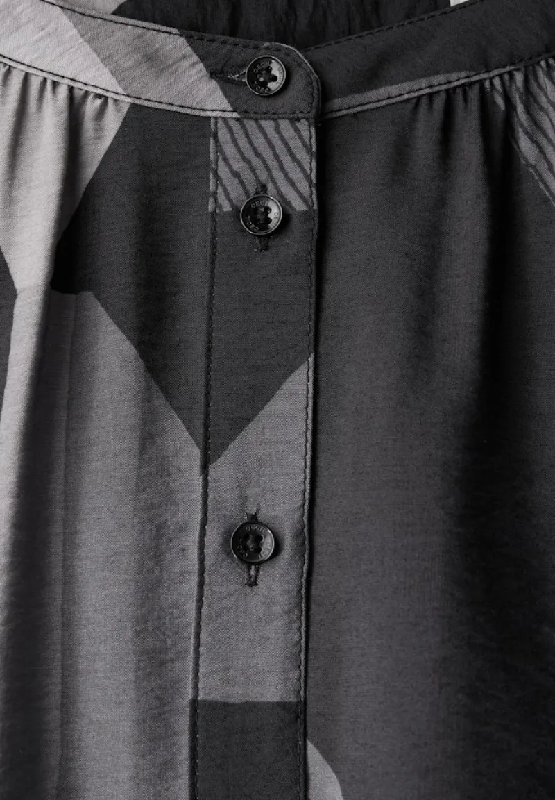 Cecil Blusen*Bluse mit grafischem Muster Black