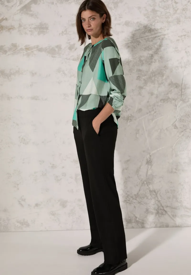 Cecil Blusen*Bluse mit grafischem Muster glaced salvia green